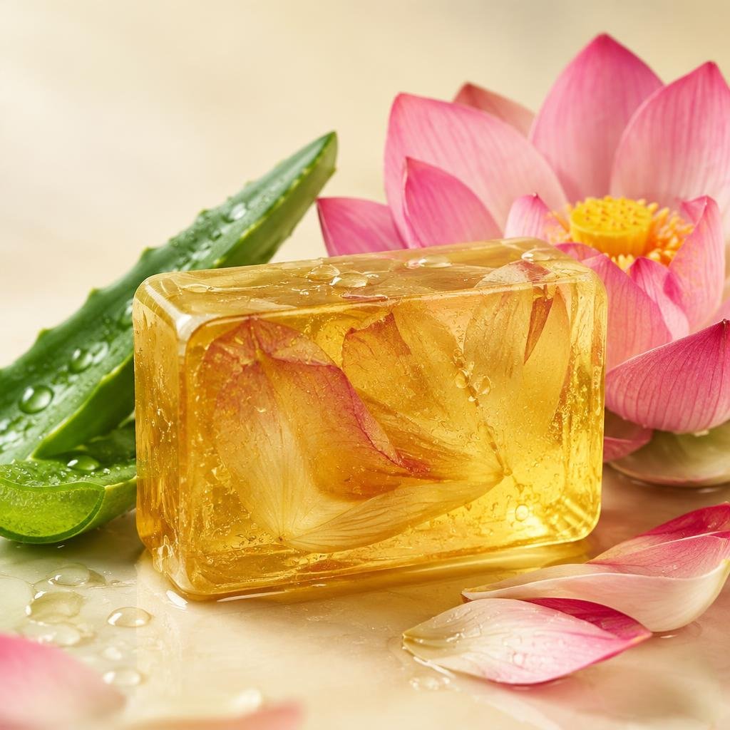 Kumkumadi Lotus Pond Glycerin Soap