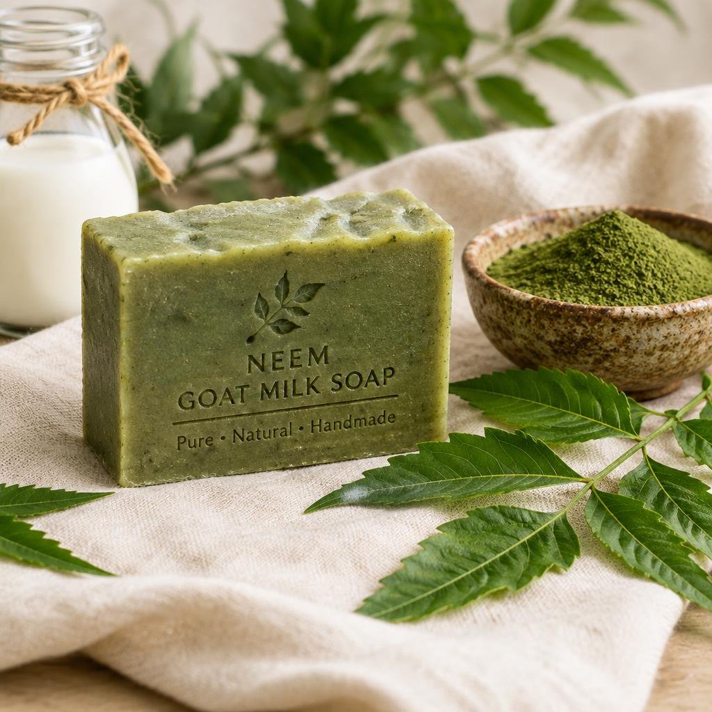 Healing Neem Herbal Goat Milk Bar